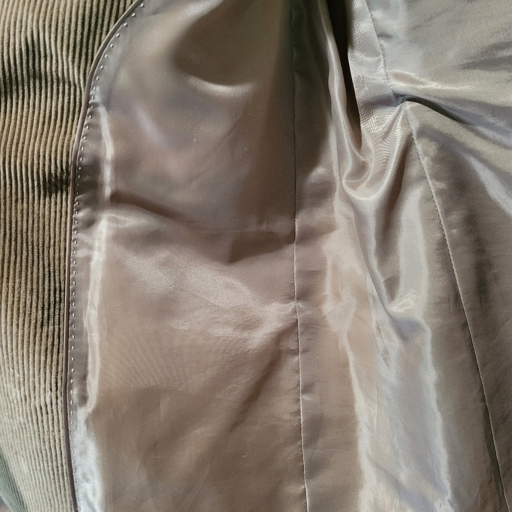 Men's Tan Corduroy Blazer - Picture 4 of 12